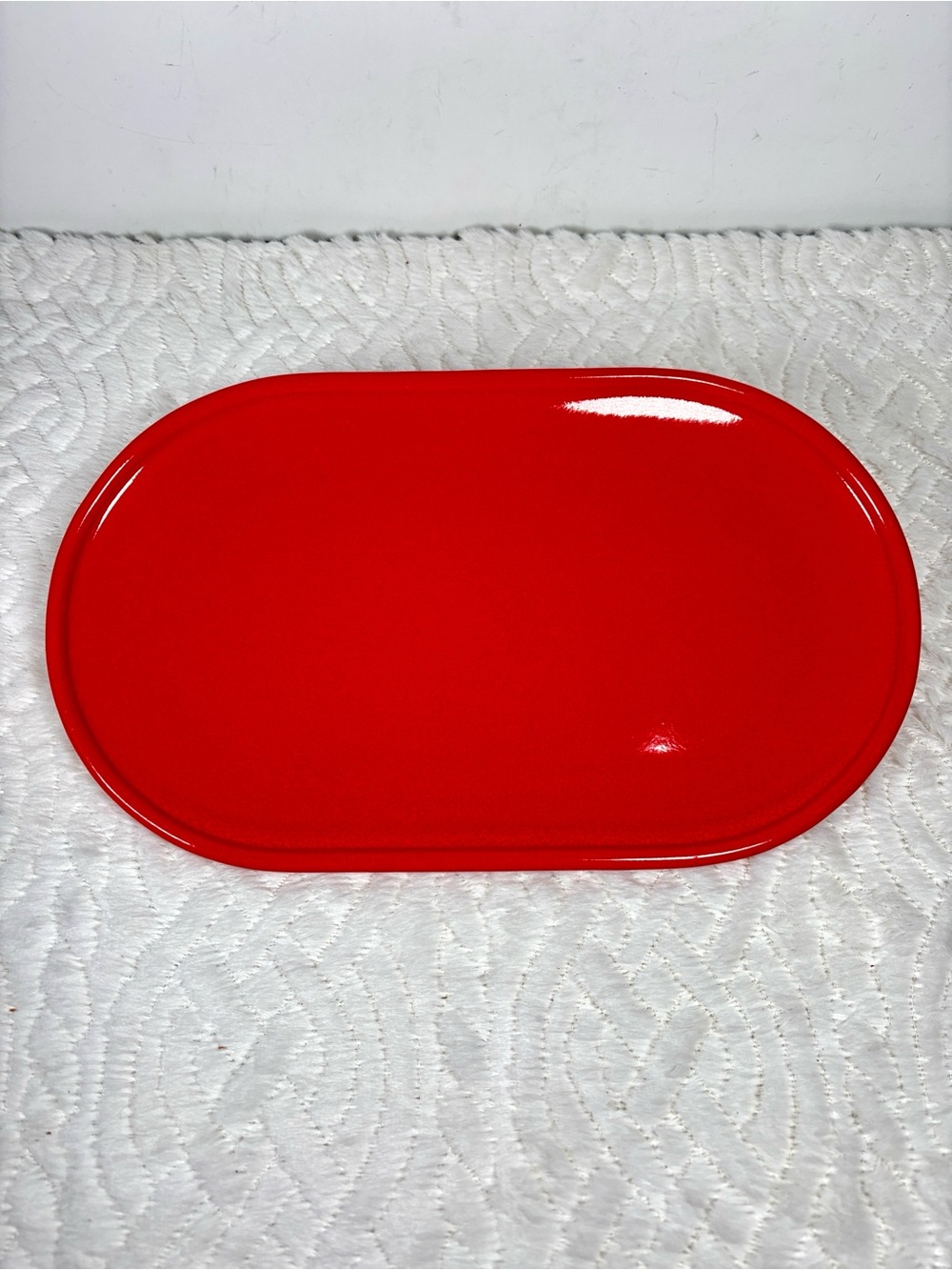 Waechtersbach Red 14” Sandwich Tray West Germany